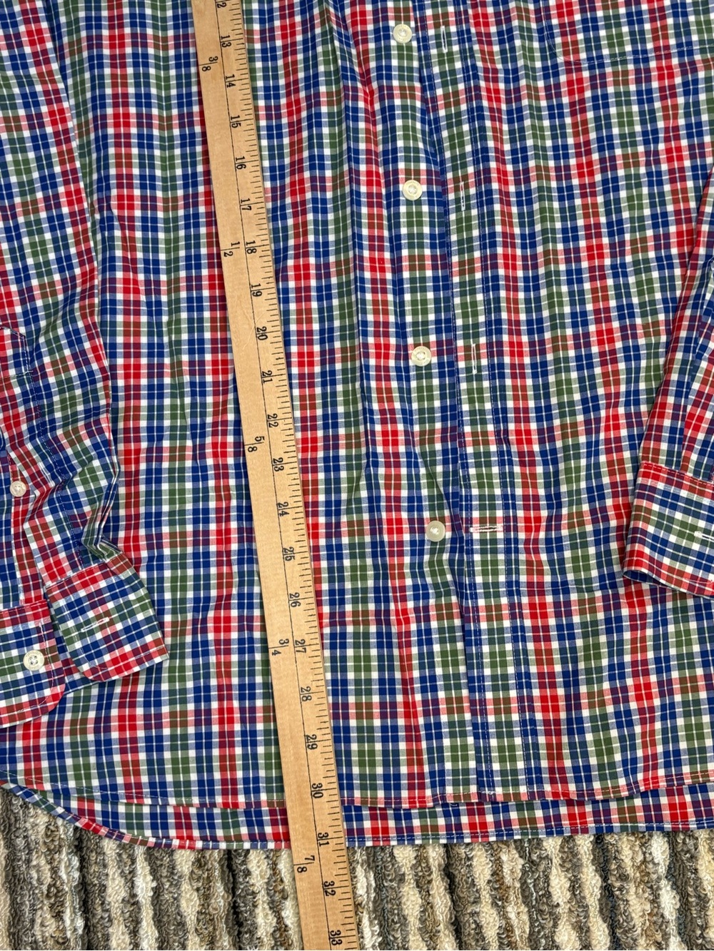 Vineyard Vines Red, Blue & Green Plaid Button-Down Shirt